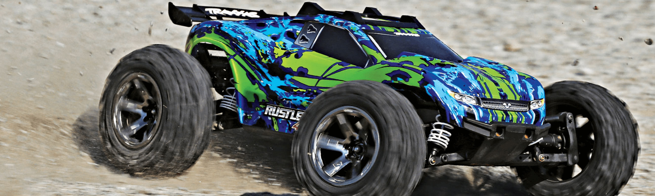 traxxas rustler 4x4 radiostyrdbil- el